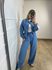 Conjunto Calça e Casaco Azul