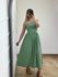 Vestido Midi Linho Verde