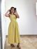 Vestido Midi Linho Amarelo