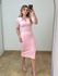 Vestido Modal Polo Rosa