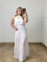 Vestido Longo Crepe Branco