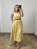 Vestido Midi Linho Amarelo