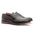 Sapato Masculino Loafer Sola De Couro com Borracha Absolut Preto