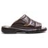 Chinelo Comfort Ransterine Masculino em Couro Café