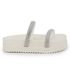 Papete Confort Rast Shoes Strass – Off White