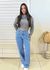 Cropped Tricot Julia - Cinza