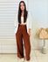 Calça Pantalona Celilia - Marron