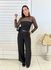 Body tule - preto 