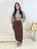 Camisa Listrada Katia - Marron