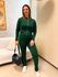 Conjunto Listra Marcela Tricot Verde