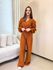 Conjunto Marina Tricot Terra Cota