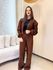 Conjunto Marina Tricot Marrom