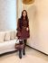 Vestido Mirela Marrom