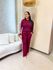Conjunto Loren Marsala Tricot