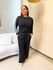 Conjunto Loren Preto Tricot 