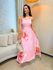 Vestido Paula Estampado Rosa