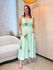 Vestido Grécia Verde bebê Estampado 