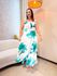 Vestido Dubai Branco/ Verde Flor