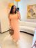 Vestido Midi Bege