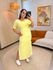 Vestido Liz Amarelo Listra 