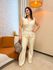 Conjunto Ana Alfaiataria Creme