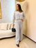 Conjunto Tricot Mia Cinza