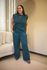 Conjunto Charlote Azul Seleste Tricot