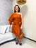 Vestido Isabela Caramelo Plus