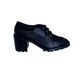 Bota Feminina Oxford em Couro Preto Ref. 09722.09423