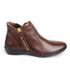 Bota Rasteira Feminina em Couro Cano Baixo Pinhão Ref. 09942.09933