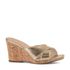 Tamanco Anabela Prime Ouro Ref. 09231.09981