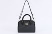 Bolsa de Couro Smartbag Média Báu Transversal Preta Ref. 09995.09947