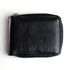 Carteira Masculina Ziper Fasolo Couro Preto Textura H014 Ref. 0967.09901