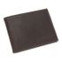 Carteira Masculina em Couro Skin Chocolate Liso H007 Ref. 0955.0997