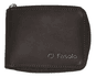 Carteira Masculina Ziper Fasolo Couro Chocolate Liso H063 Ref. 0996.0999 