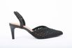 Scarpin Tramado Preto Ref. 09981.09952