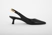 Scarpin Couro Preto Ref. 09902.09972