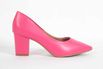 Scarpin Salto Bloco Ava Rosa Flamingo Ref. 09401.09941 