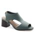 Sandália Salto Médio Neoprene Léger Verde