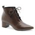 Bota Bico Fino Couro Marseille Chocolate