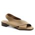 Sandália Salto Baixo Neoprene Serein Camel