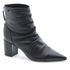 Bota Bico Fino Couro Vosges Preto