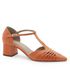 Scarpin Couro Chelles Coral