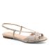 Sandália Rasteira Couro Melun Off White