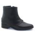 Bota Cano Baixo Saint-Paul Couro Preto 