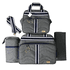 Kit de bolsas Ludy Baby Cinza