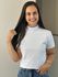 T-SHIRT GOLA ALTA BRANCO