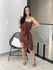 Vestido Naila Marrom