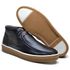 Tênis Masculino Cano Baixo Couro Cacareco Floater Preto