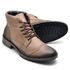 Coturno Masculino Cano Baixo Jersey Bege